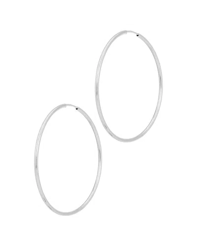 Savvy Cie 18k Filled Hoops In Metallic