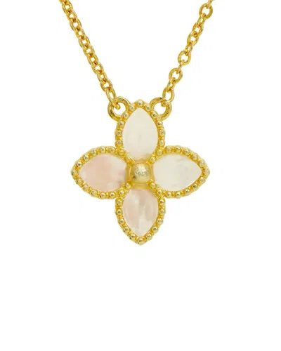 Savvy Cie 18k Over Silver 15mm Necklace