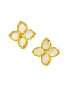 Savvy Cie 18k Over Silver 15mm Studs