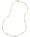Savvy Cie 18k Over Silver Necklace In Gold