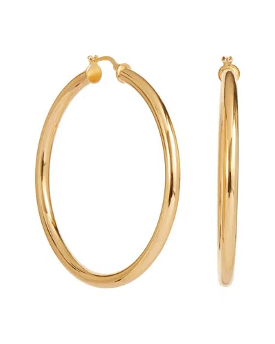 Savvy Cie 18k Plated Chubby Hoops