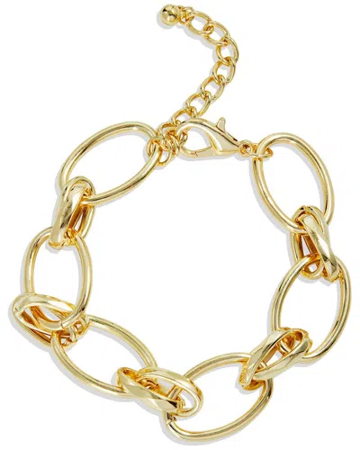 Savvy Cie 18k Plated Chunky Open Link Bracelet