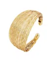 Savvy Cie 18k Plated Cuff Bracelet