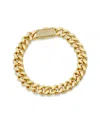 SAVVY CIE SAVVY CIE 18K PLATED CURB LINK BRACELET