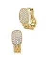 Savvy Cie 18k Plated Cz Hoops