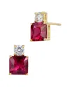 Savvy Cie 18k Plated Cz Studs