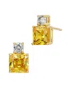 Savvy Cie 18k Plated Cz Studs