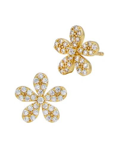 SAVVY CIE SAVVY CIE 18K PLATED CZ STUDS