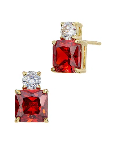 SAVVY CIE SAVVY CIE 18K PLATED CZ STUDS