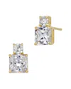 Savvy Cie 18k Plated Cz Studs