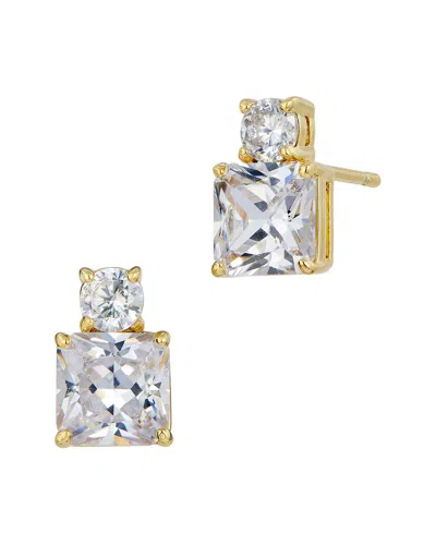 SAVVY CIE SAVVY CIE 18K PLATED CZ STUDS
