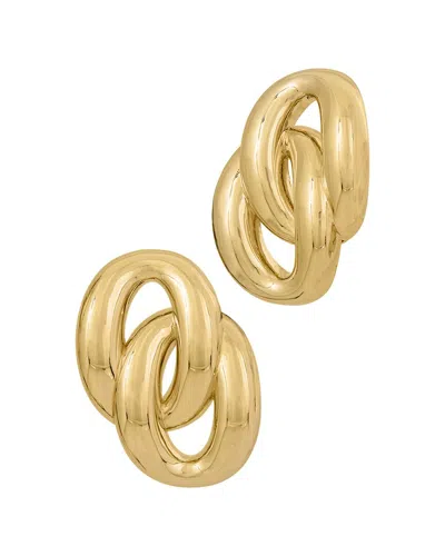 Savvy Cie 18k Plated Drop Earrings In Gold