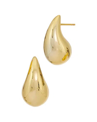 Savvy Cie 18k Plated Drop Earrings In Gold
