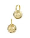 Savvy Cie 18k Plated Drop Earrings In Gold