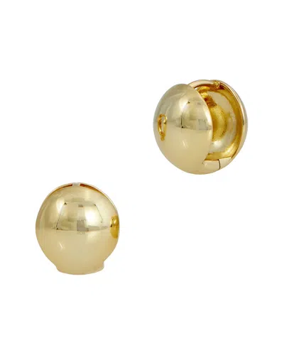 Savvy Cie 18k Plated Earrings In Transparent