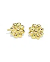 Savvy Cie 18k Plated Floret Studs