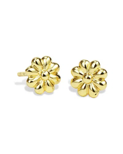 SAVVY CIE SAVVY CIE 18K PLATED FLORET STUDS