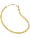 Savvy Cie 18k Plated Herringbone Necklace