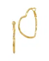 Savvy Cie 18k Plated Hoops