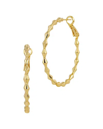 Savvy Cie 18k Plated Hoops
