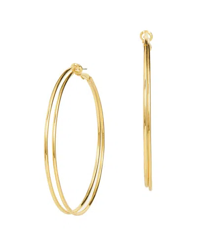 Savvy Cie 18k-plated Light Xl Hoops