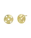 Savvy Cie 18k Plated Woven Earrings