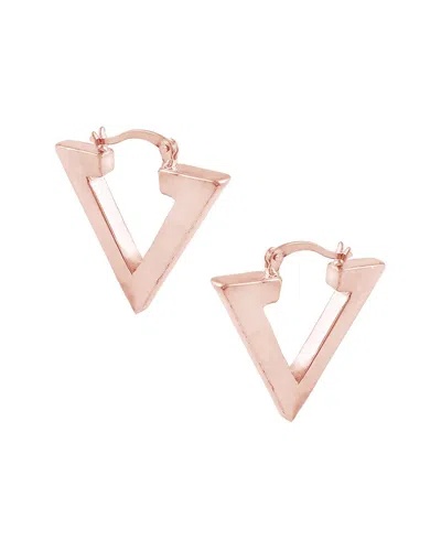 Savvy Cie 18k Rose Gold Plated Drop Earrings