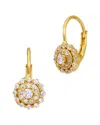 Savvy Cie 18k Vermeil Cz Drop Earrings