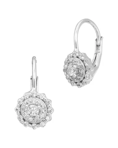Savvy Cie 18k Vermeil Drop Earrings In White