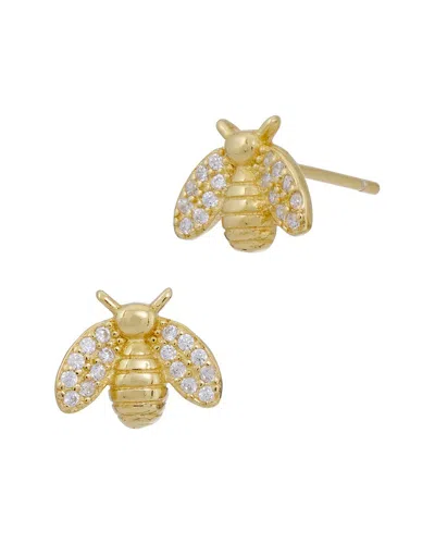 Savvy Cie 18k Vermeil Studs In Gold