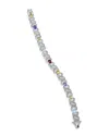 Savvy Cie Multi Gemstone And Diamond Bracelet 4.00gtw And 0.