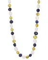 Savvy Cie 5-9mmmm Pearl Endless Necklace In Multi