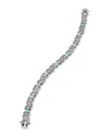 Savvy Cie Blue Topaz 4.00 Gtw And Diamond .02 Accent Bracele