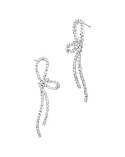 Savvy Cie Cz Drop Earrings In Yellow
