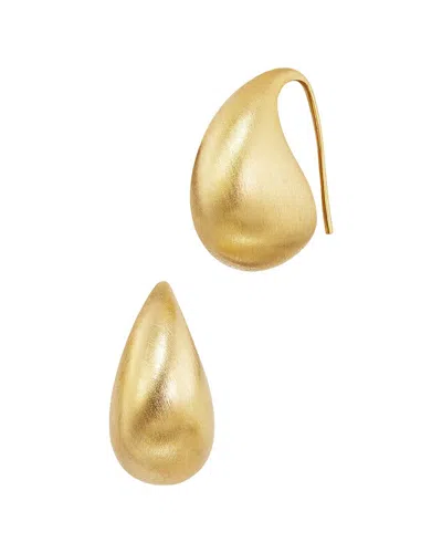 Savvy Cie Gold Plated Bronze Baby Teardrop Huggie