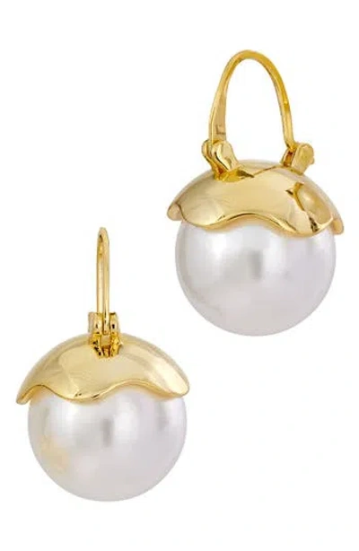 Savvy Cie Jewels 14.5-15mm Cultured Pearl Drop Earrings