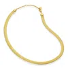 Savvy Cie Jewels 18k Gold Herringbone 6.5mm Wide In Yellow