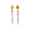 Savvy Cie Jewels 18k Gold Vermeil Faceted Crystal Earrings In Multi