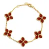 Savvy Cie Jewels Yellow Gold Vermeil Onyx Flower Station Bracelet In Red