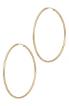 Savvy Cie Jewels Brazillian Hoop Earrings In Gold