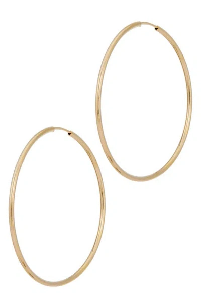 Savvy Cie Jewels Brazillian Hoop Earrings In Gold