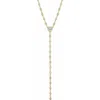 Savvy Cie Jewels By The Yard Cubic Zirconia Y-necklace