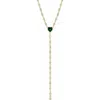 Savvy Cie Jewels By The Yard Cubic Zirconia Y-necklace