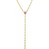 Savvy Cie Jewels By The Yard Cubic Zirconia Y-necklace