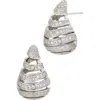 Savvy Cie Jewels Conical Cubic Zirconia Drop Earrings