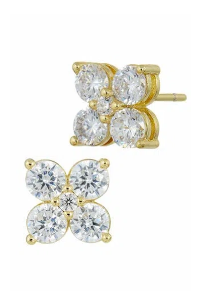 Savvy Cie Jewels Cubic Zirconia Cluster Stud Earrings