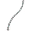 Savvy Cie Jewels Diamond & Blue Topaz Bracelet In Silver/blue