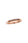 Savvy Cie Jewels Diamond Stackable Band Ring In Pink