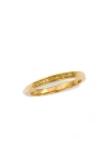 Savvy Cie Jewels Diamond Stackable Band Ring In Gold