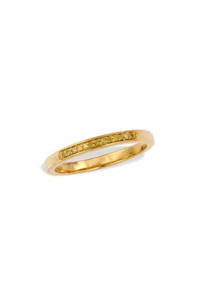 Savvy Cie Jewels Diamond Stackable Band Ring In Gold